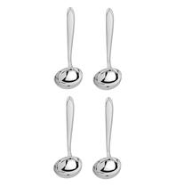 Kit 4 Conchas Molho Feijão Aço Inox Laguna 27cm Tramontina Kit 4 Conchas Molho Feijão Aço Inox Laguna 27cm Tramontina