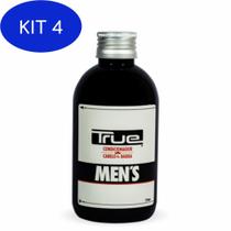 Kit 4 Condicionador cabelo & barba True Mens 250ml