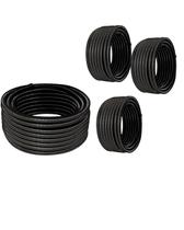 Kit 4 Conduíte Flex Espiralado 3/4 25m Preto Antichama