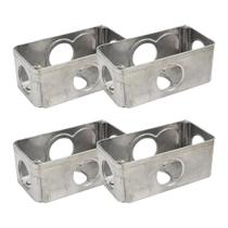 Kit 4 Condulete Multiplo Dailet Tipo X S/ Tampa 1'' Alumínio Kit 4 Condulete Multiplo Dailet Tipo X S/ Tampa 1'' Alumínio