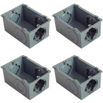 Kit 4 Conduletes de PVC Múltiplo Tipo L Cinza 57250012 Tramontina