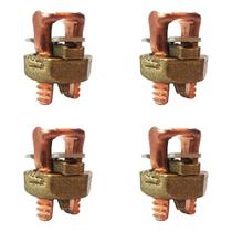 Kit 4 conector bimetalico split bolt parafuso fendido 16mm mci