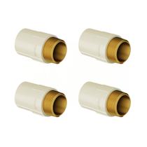 Kit 4 Conector Macho Transição Aquatherm 22mm X 1/2'' Tigre Kit 4 Conector Macho Transição Aquatherm 22mm X 1/2'' Tigre