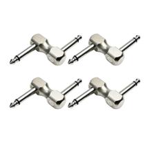 Kit 4 Conector P10 P10 Mono Em Z Pedais De Guitarra Baixo Kit 4 Conector P10 P10 Mono Em Z Pedais De Guitarra Baixo