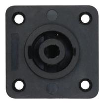 Kit 4 Conector Speakon Painel Com Trava Pro Quadrado 4 Polos Kit 4 Conector Speakon Painel Com Trava Pro Quadrado 4 Polos