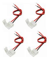 Kit 4 Conectores Fita Elétrica Conecta Kit 4 Conectores Fita Elétrica Conecta