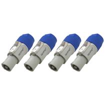Kit 4 Conectores Powercon Macho Out 3 Vias Linha Profissional Branco SK-SP485 SKYPIX Kit 4 Conectores Powercon Macho Out 3 Vias Linha Profissional Branco SK-SP485 SKYPIX