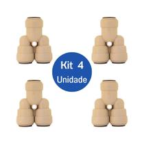 Kit 4 Conexão Engate Rápido Padrão Dmfit Y 2 Vias 3/8 X 3/8 Kit 4 Conexão Engate Rápido Padrão Dmfit Y 2 Vias 3/8 X 3/8