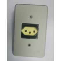 Kit 4 Conjunto 4x2 Tomada Simples 20A Cinza - Weg