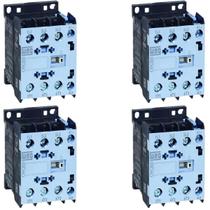 Kit 4 Contator Mini 22a WEG 3 NA 190V/220V CWC025-00-30V26