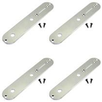 kit 4 Control Plate guitarra telecaster placa cromada