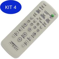 Kit 4 Controle Remoto Aparelho Som Sony Rmsc30 / Mhcgx9000