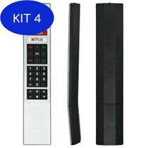 Kit 4 Controle Remoto Para Tv Aoc Rc4183901 32S5295/78G 4K