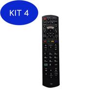 Kit 4 Controle Remoto Para Tv Panasonic Netflix