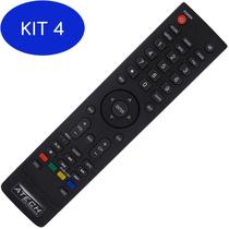 Kit 4 Controle Remoto Tv Lcd / Led Semp TCL Ct-6510 / Dl2970W - Atech eletrônica