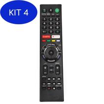 Kit 4 Controle Remoto Tv Sony Bravia Rmt-Tz300