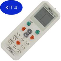 Kit 4 Controle Remoto Universal Ar Condicionado - 200 Marcas
