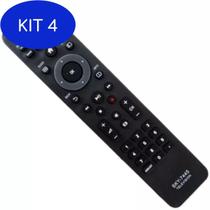 Kit 4 Controle Tv Philips Ambilight 46Pfl6605D 40Pfl6605D/78 - Wlw Vc