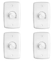 Kit 4 controle ventilador dimer 4x2 1.000 w bivolt 326 rima