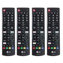 Kit 4 Controles Remotos Lg Tv Smart Akb75675304