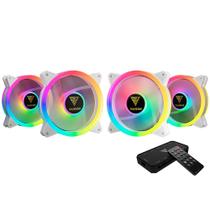 Kit 4 cooler 120mmx25mm com led rgb gamdias aeolus m2-1204r wh branco Kit 4 cooler 120mmx25mm com led rgb gamdias aeolus m2-1204r wh branco