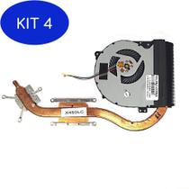 Kit 4 Cooler + Dissipador Asus X450Lc 13Nb03A1Am0101 Com