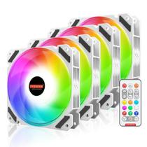 Kit 4 cooler fan coolmoon north wind pwm argb + controlador Kit 4 cooler fan coolmoon north wind pwm argb + controlador