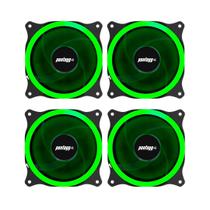 Kit 4 Cooler Fan HQ Reinforced 15 Leds Para Gabinete 120mm Kit 4 Cooler Fan HQ Reinforced 15 Leds Para Gabinete 120mm