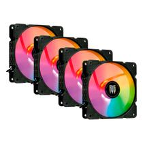 Kit 4 Cooler Fan RGB 120mm para Gabinete Gamer Revenger G-VR339