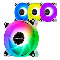 Kit 4 Cooler Gabinete 120x120 LED Colorido KIT4ROMANTIC 12 Segotep