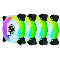 Kit 4 Coolers 120Mm Argb Slim Com Controladora Brazilpc Kit 4 Coolers 120Mm Argb Slim Com Controladora Brazilpc