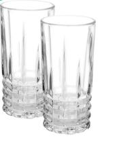 Kit 4 Copo Alto Long Drink Vidro Grosso Diamond Água 350ml Kit 4 Copo Alto Long Drink Vidro Grosso Diamond Água 350ml