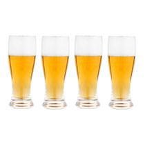 Kit 4 Copo De Vidro Tulipinha Tulipa 200ml Cerveja Chopp Pilsen Restaurante Bar Versátil Resistente