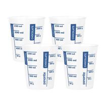 Kit 4 Copo Graduado Plástico Copo Medida Multiuso Varios Tamanhos Premium