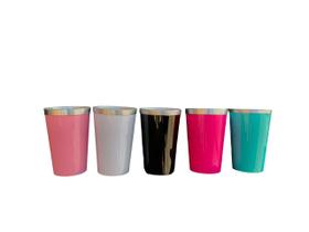 KIT 4 COPO SEMI TÉRMICO 300ml SORTIDO