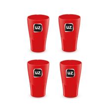 Kit 4 Copos 300 Ml Café Água Cerveja Plástico Chopp