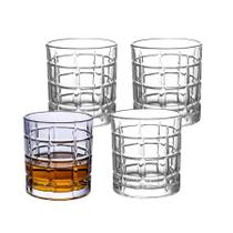 Kit 4 Copos Baixo De Whisky Caipirinha Vidro Luxo Bebidas Transparente Kit 4 Copos Baixo De Whisky Caipirinha Vidro Luxo Bebidas Transparente
