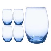 Kit 4 Copos California 450ml Azul Praticasa