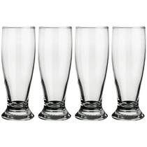 Kit 4 Copos Chopp Transparente 350ml Taça Tulipa Bar Cerveja