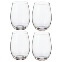 Kit 4 Copos Cristal Bohemia Titanium Água Suco Drink 560ml Kit 4 Copos Cristal Bohemia Titanium Água Suco Drink 560ml