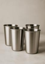 Kit 4 Copos Inox Tuut Ideal para Churrasco e Festas Kit 4 Copos Inox Tuut Ideal para Churrasco e Festas