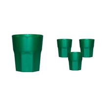 Kit 4 Copos Mini Roma Verde 300Ml Plástico Premium Kit 4 Copos Mini Roma Verde 300Ml Plástico Premium