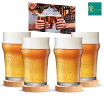 Kit 4 copos nonic para cerveja 560 ml