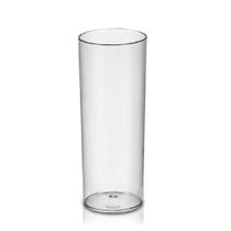 Kit 4 Copos Tubo 300 Ml Em Acrílico Poliestireno Kit 4 Copos Tubo 300 Ml Em Acrílico Poliestireno