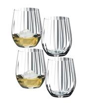 Kit 4 Copos Tumbler Optical Whisky 337ml Riedel Restaurant