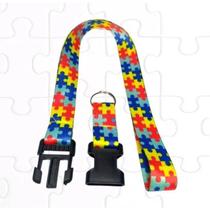 Kit 4 Cordão Identificação Autismo/autista Tea Quebra Cabeça id2