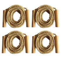 Kit 4 Cordas De Pular Coletiva Infantil 5m Sisal Envio 24H