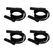 Kit 4 Cordas De Pular Regulável Com Rolamento - Preto Spank Kit 4 Cordas De Pular Regulável Com Rolamento - Preto Spank
