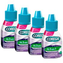 Kit 4 Corega Em Pó 22g Fixador Dentaduras Preço Economico