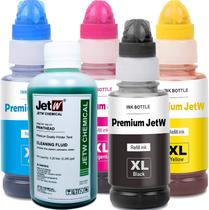 Kit 4 cores Tinta sublimática Digital 4x 100ml + Perfil Icc + Cleaner Limpeza